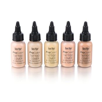 BEN NYE PROCOLOR AIRBRUSH PAINTS TATTOO COVERS & CONCEALERS 1 FL. OZ./29ML.